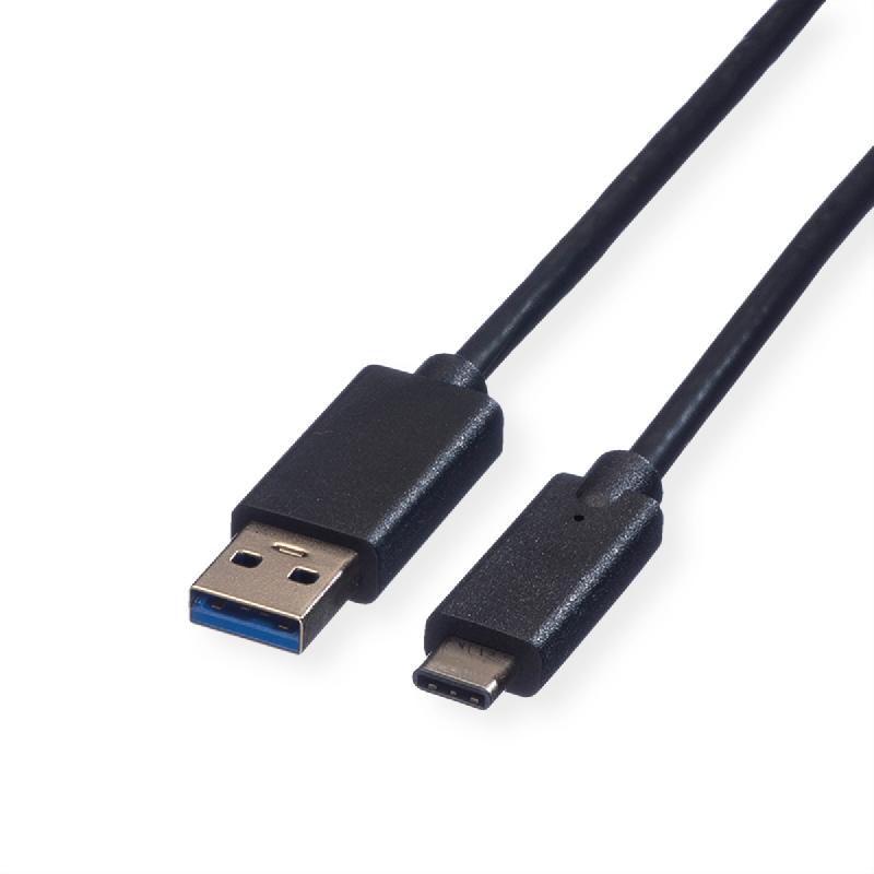 ROLINE Câble USB 3.2 Gen 1, A-C, M/M, noir, 0,5 m_0
