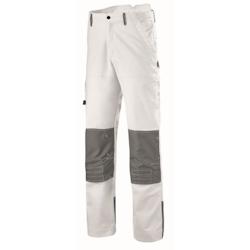 Cepovett - Pantalon blanc gris renforcé pour peintre CRAFT PAINT Blanc / Gris Taille 48 - 48 blanc 3184375738229_0