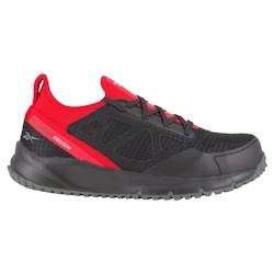 Reebok - Baskets de sécurité basses noire et rouge en maille nylon embout aluminium ALL TERRAIN S1P SRC Noir / Rouge Taille 39 - 39 noir matière sy_0