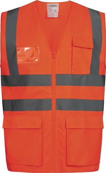 Gilet de signalisation EWALD taille XXL orange EN ISO 20471 cl. EN ISO 13688 SAFESTYLE_0