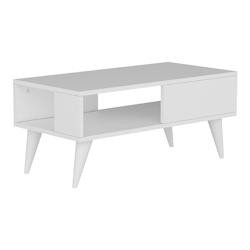 HELLOSHOP26 - Table basse avec espace de rangement 40 x 90 x 45 cm blanc 03_0008459 - blanc 03_81370048_0