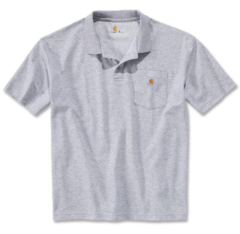 Polo workwear pocket t2xl gris - CARHARTT - s1k570hgyxxl - 780790_0