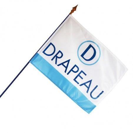 Drapeau personnalisé avec hampe officielle (Textile)_0