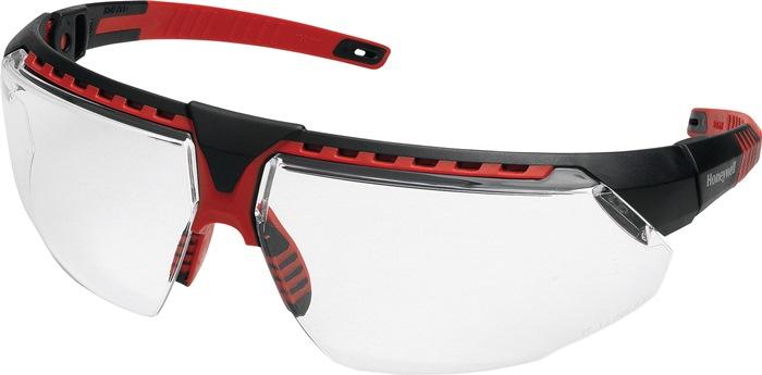 Lunettes de protection Avatar™ EN 166 branches noires/roug., Hydro-Shield tra. HONEYWELL_0