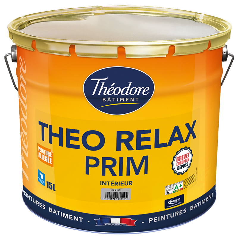 Primaire de qualité - Formulé à base de résine acrylique et alkyde uréthane - Theo Relax Prim - Réf. Ag02363_0