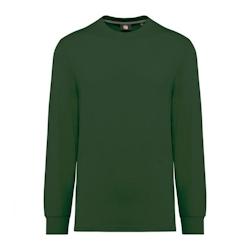 WK Designed To Work WK - Tee-shirt écoresponsable manches longues mixte Vert Foncé Taille 5XL - XXXXXL 3663938323756_0