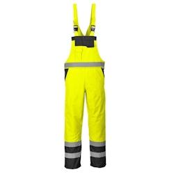 Portwest - Cotte de travail non doublée HV CONTRAST Jaune / Noir Taille L - L jaune 5036108280612_0