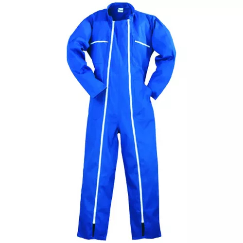 Combinaison 2 zips - 65% PES/35% CO 245g/m2 - Bleu roi - Référence : MO74540_0