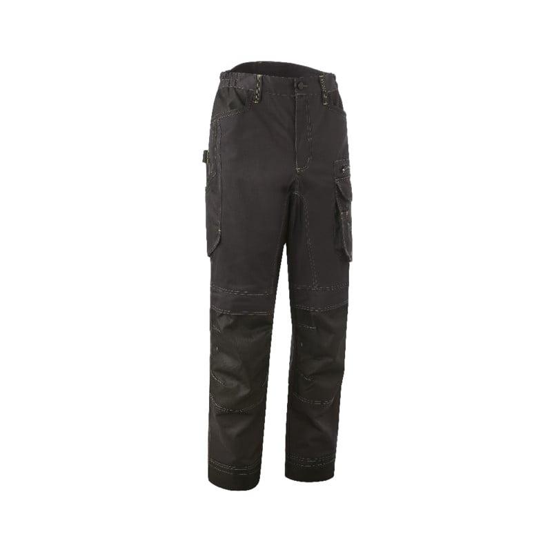 Pantalon - BARVA - 60% CO/40% PES 270g/m2 + Oxford - Anthracite/Lime - COVERGUARD | 5BAP150_0