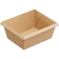 Firplast Barquette OVEN RANGE carton kraft brun CPET 250 ml 85 x 100 x 45 mm (x900) - marron 4741405542226_0