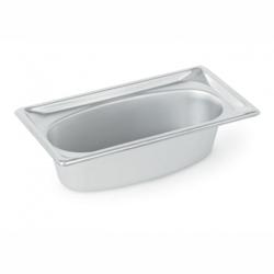 PUJADAS Bac Présentation de Buffet GN 1/3 Ovale H 100 mm Métal2,1 325x176x100mm - 652733690333_0