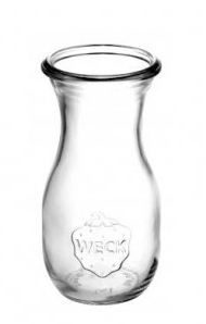 6 bouteilles en verre WECK® modèle Flacon® 290 ml sans couvercle ni joint -  WN000094_0