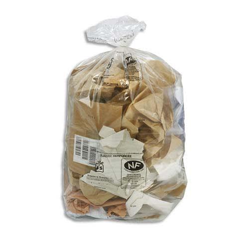 Boîte de 200 sacs poubelles traditionnels 130 litres renforcés transparents 82x120cm 34 microns nfe_0