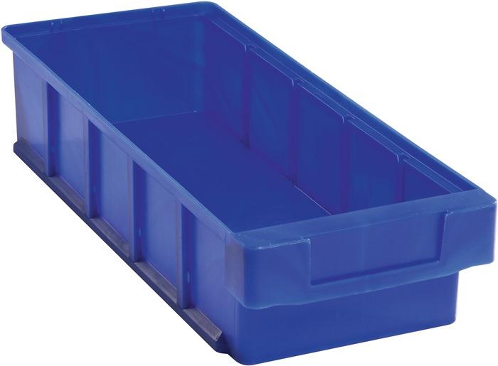 Boîte pour étagère VKB L400xl152xH83 mm bleu polypropylène LA-KA-PE_0