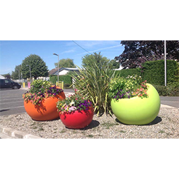 Pot urban boule  recyclable et léger - VAD COLLECTIVITES_0