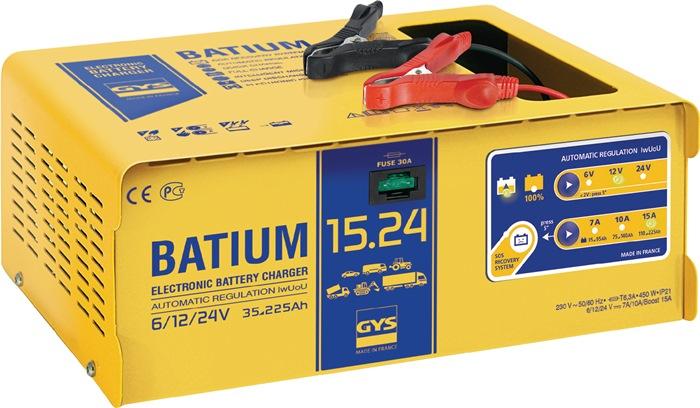 Chargeur de batterie BATIUM 15-24 6/12/24 V effectif : 22/arithmétique : 7-10-15 A GYS_0