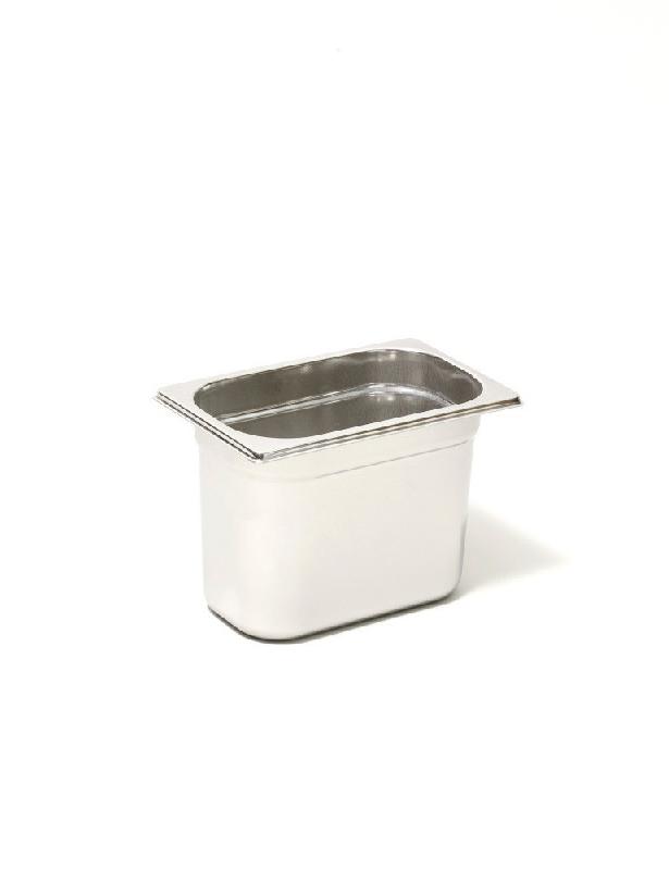 Bac GN Gastro 1/9 Inox 18% : Hauteur - 100 mm_0