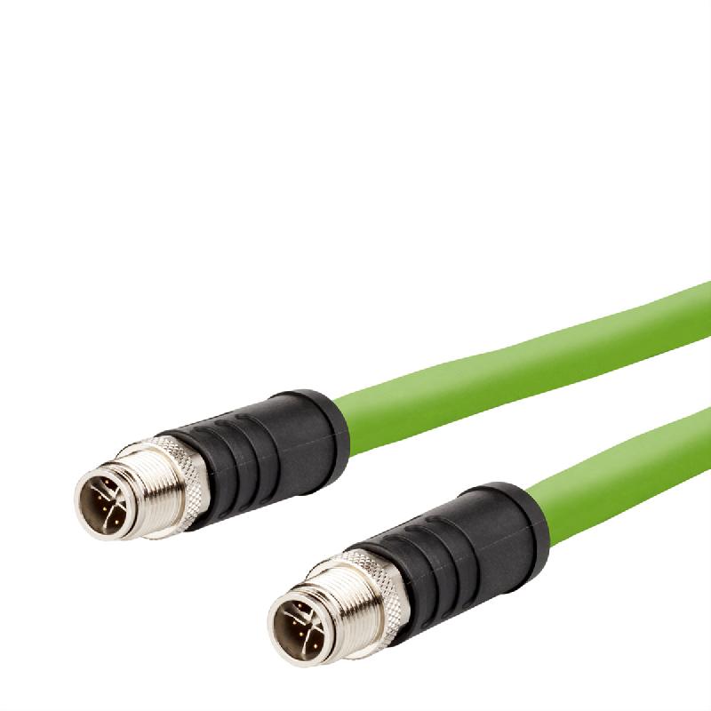 METZ CONNECT Câble Ethernet industriel M12, codage X, 2 m_0