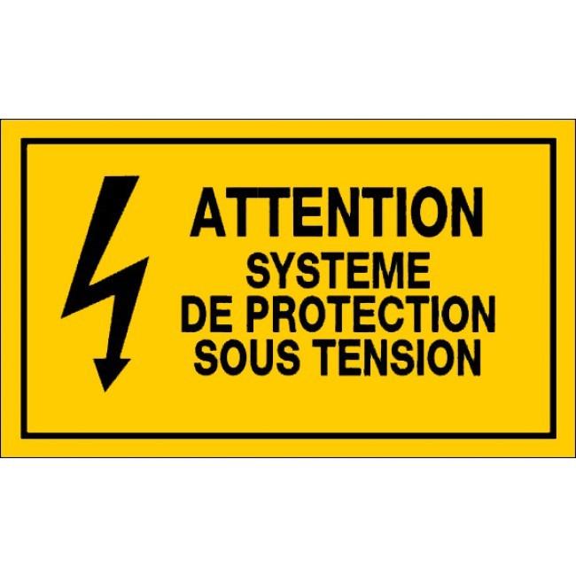 Panneaux rigides 330x200 mm jaune avertissements dangers - PNGPSC-NV10/ASPT_0