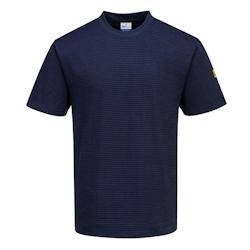 Portwest - Tee-shirt de travail antistatique ESD Bleu Marine Taille 2XL - XXL 5036108330386_0