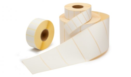 Étiquettes vierges en rouleau formes et formats standards : Papier blanc - Mat - Adhésif amovible - Non couché - LIM012_0