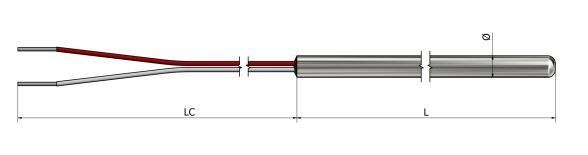 Thermistance tubulaire Sortie fils - HT00_0