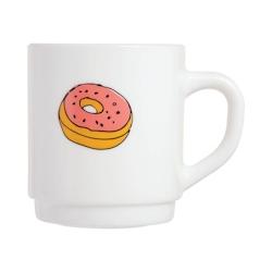 Mug 29 cl Donut Pop Gourmandise - Luminarc - blanc pierre 0883314864151_0