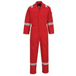 Portwest - Combinaison de travail résistante aux flammes légère et antistatique Rouge Taille L - L rouge 5036108213276_0