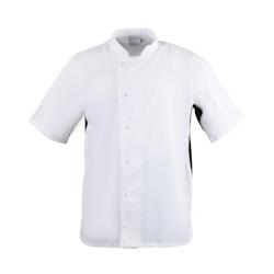 Whites Chefs Clothing Veste de cuisine mixte Whites Nevada blanche XXL - XXL blanc A928-XXL_0