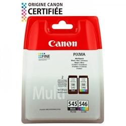 CANON Pack de 2 cartouches d'encre PG-545 / CL-546 Noir + Couleur Canon_0