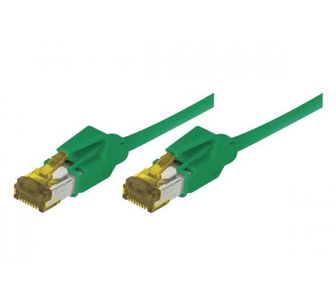 Cordon rj45 sur câble catégorie 7 s/ftp lsoh snagless vert - 2 m 850075_0