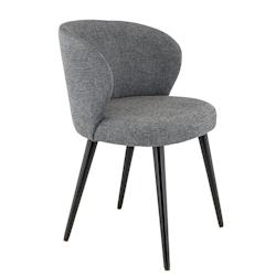 Lot de 2 chaises Ange gris fonçéé, France Mobilier chr - gris 3760326527151_0