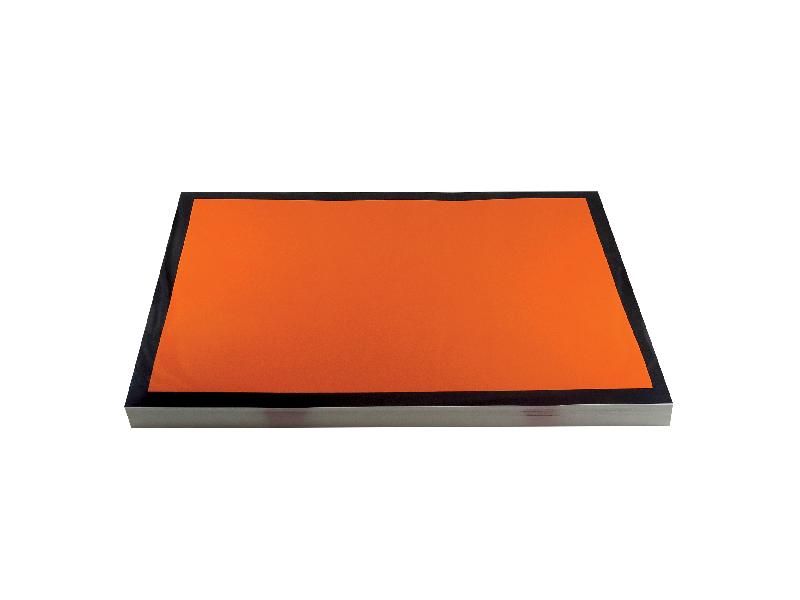 Panneau orange 30×40 cm sans numéro vinyle - 46432_0