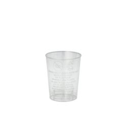 Starpak Verres à liqueur, PS 4 cl Ø 4,2 cm · 5,2 cm transparent - transparent matière synthétique 12159_0