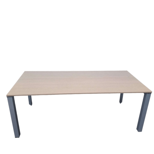 Table de réunion d'occasion - design moderne - matériaux de haute qualité - 90x200x73 cm_0