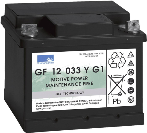 Batterie Gel GF 12 33 Y G1 Sonnenschein / 12V 32.5Ah_0