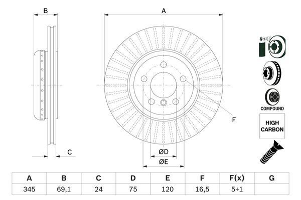 DISQUE DE FREIN BOSCH 0986479E08_0