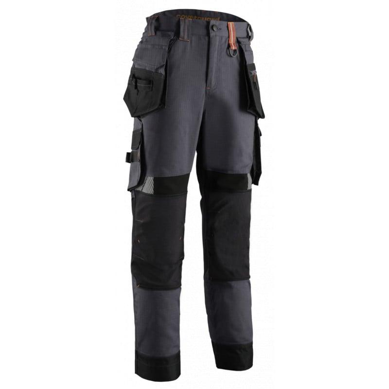 Pantalon - cristobal - ripstop 60% co/40% pes 280g/m2 gris anthracite/citrouille - COVERGUARD | 5crp150_0