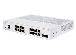 Cisco CBS350-16T-2G-EU commutateur réseau Géré L2/L3 Gigabit Ethernet (10/100/1000) Argent_0