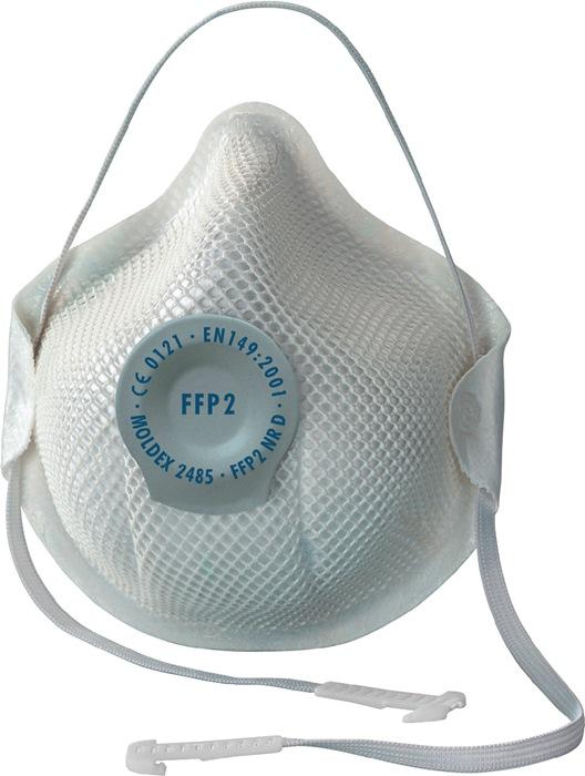 Masque de protection respiratoire Smart 248501 FFP2 / V NR D avec soupape d'expiration 20pcs/carton MOLDEX_0