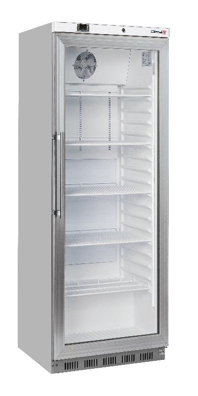 Armoire positive vitrée 400 L Inox CASSELIN CAPV400L_0