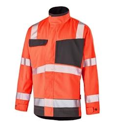 Cepovett - Blouson de travail Fluo ADVANCED haute visibilité Rouge / Gris Taille XS - XS rouge 3603623424337_0