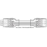 Prolongateur en câble de compensation pour capteur thermocouple NiCr-Ni, longueur 10m (actif) - Référence : ZA9020VKP10_0