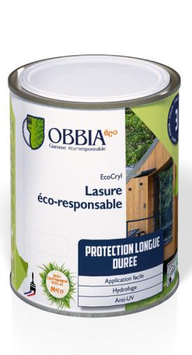 Lasure éco-responsable chêne clair 1l - OBBIA - ecocryl1/3003 - 860343_0