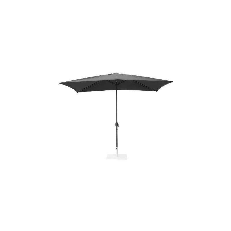 Parasol rectangulaire (H)2570 x (L)3000 x (P)2000 mm, en aluminium & polyester, noir, SÉVILLE_0