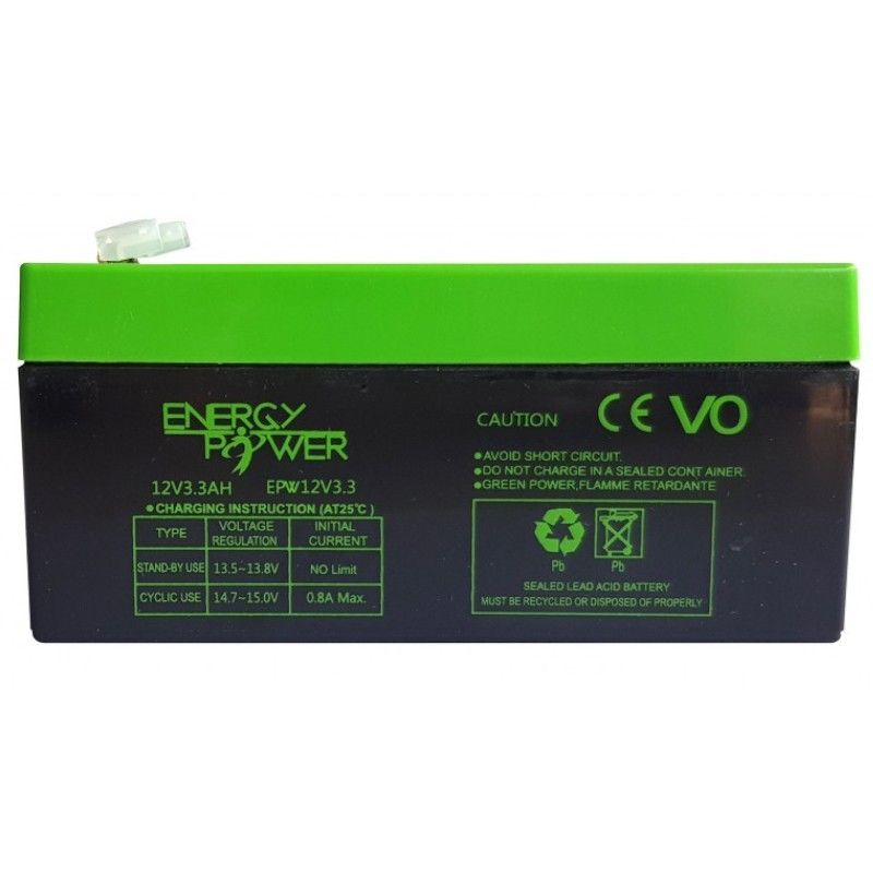 Batterie Étanche au Plomb 12V / 3,3Ah - EPW12V3,3AH_0