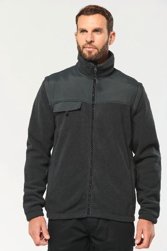 Veste polaire manches amovibles homme -  Réf: WK9105_0