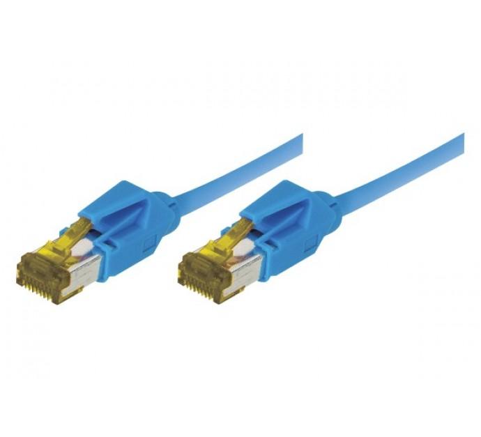 Cordon rj45 sur câble catégorie 7 s/ftp lsoh snagless bleu - 1 m_0
