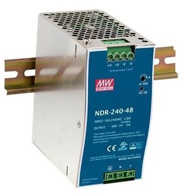 Alimentation rail DIN 24V / 10A - NDR-240-24_0