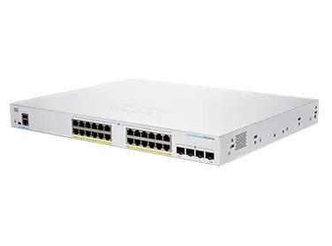 Cisco CBS250-24FP-4X-EU commutateur réseau Géré L2/L3 Gigabit Ethernet (10/100/1000) Argent_0